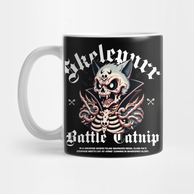 Skelepurr's Skull and Bones - Feline Fantasy by Conversion Threads